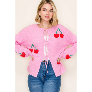 Cherry Amour Cardigan - Sugar Co.