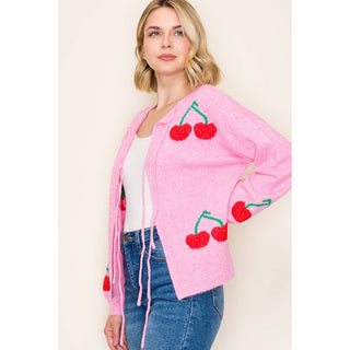 Cherry Amour Cardigan - Sugar Co.