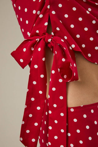 Cherry Charm Off - Shoulder Top - Sugar Co.