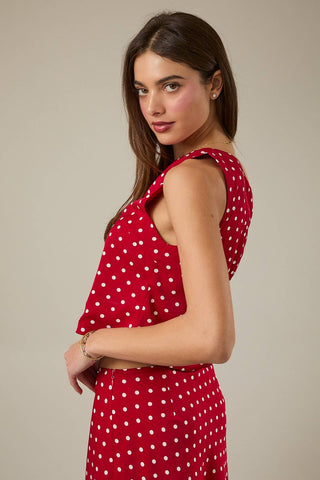 Cherry Charm Off - Shoulder Top - Sugar Co.