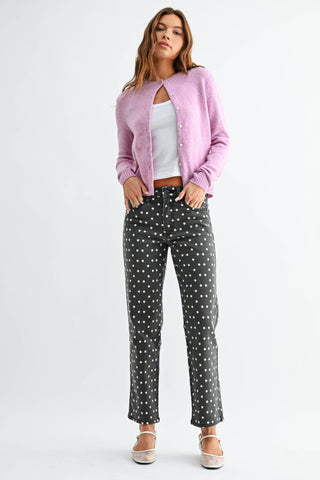 City Chic Dot Jeans - Sugar Co.