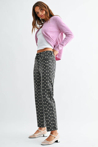 City Chic Dot Jeans - Sugar Co.