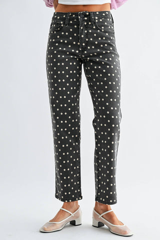 City Chic Dot Jeans - Sugar Co.