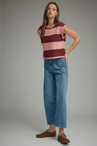 Clara Cap Sleeve Sweater - Sugar Co.