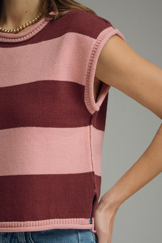 Clara Cap Sleeve Sweater - Sugar Co.