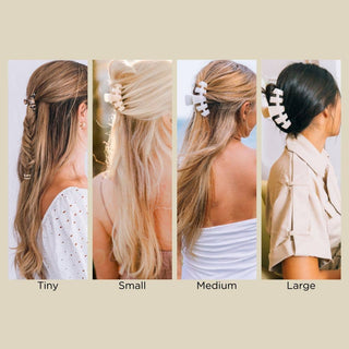 Classic Hair Clip | Med. | Jet Black - Sugar Co.