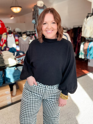 Clementine Sweater Black - Sugar Co.