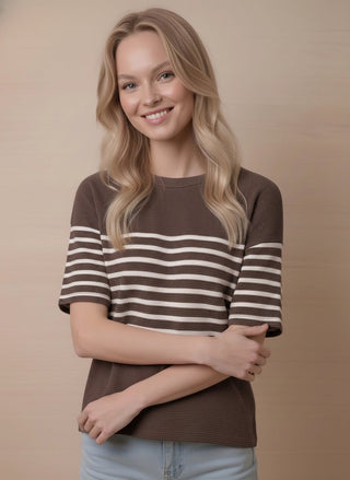 Cloudburst Mocha Drift Tee - Sugar Co.