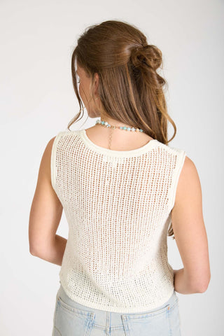 Coastal Charm Tie Vest - Sugar Co.