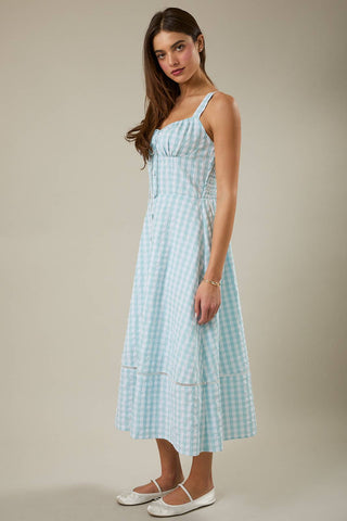 Coastal Picnic Midi Dress - Sugar Co.