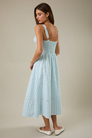 Coastal Picnic Midi Dress - Sugar Co.