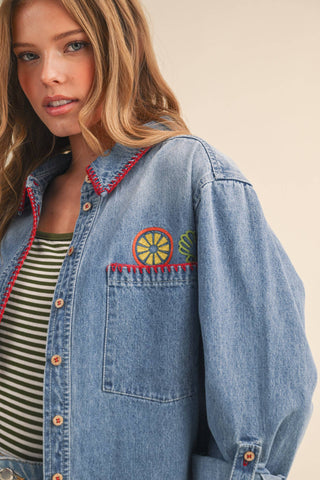 Coeur à Coeur Button Down - Sugar Co.