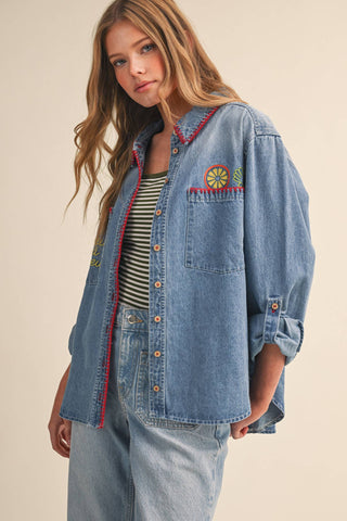 Coeur à Coeur Button Down - Sugar Co.