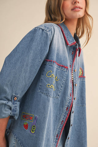 Coeur à Coeur Button Down - Sugar Co.