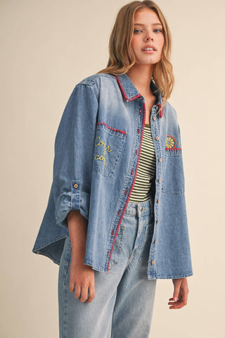 Coeur à Coeur Button Down - Sugar Co.