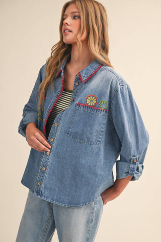 Coeur à Coeur Button Down - Sugar Co.