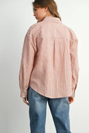 Beth button Up Brick