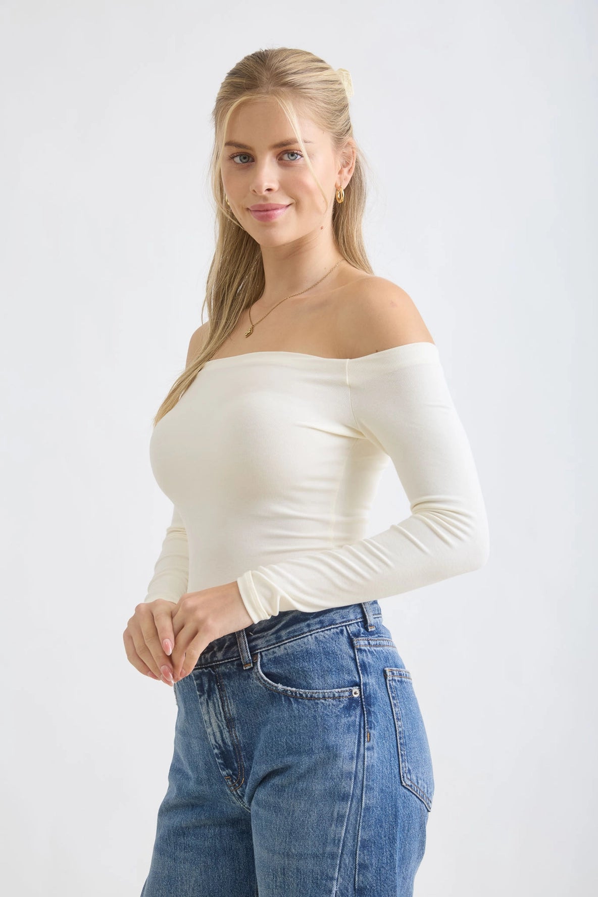 Sugar Plum Off The Shoulder Top