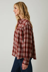 Lynn Plaid Top