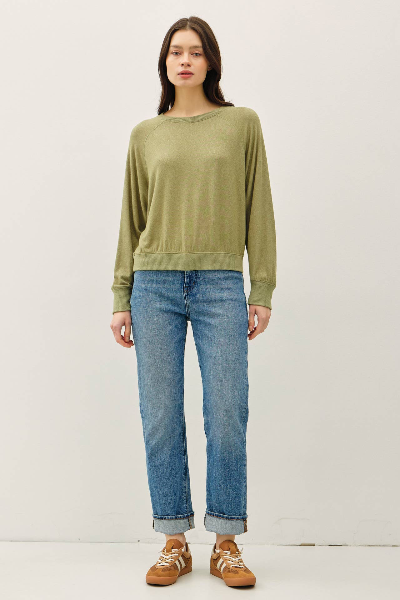 Essential Raglan Chestnut