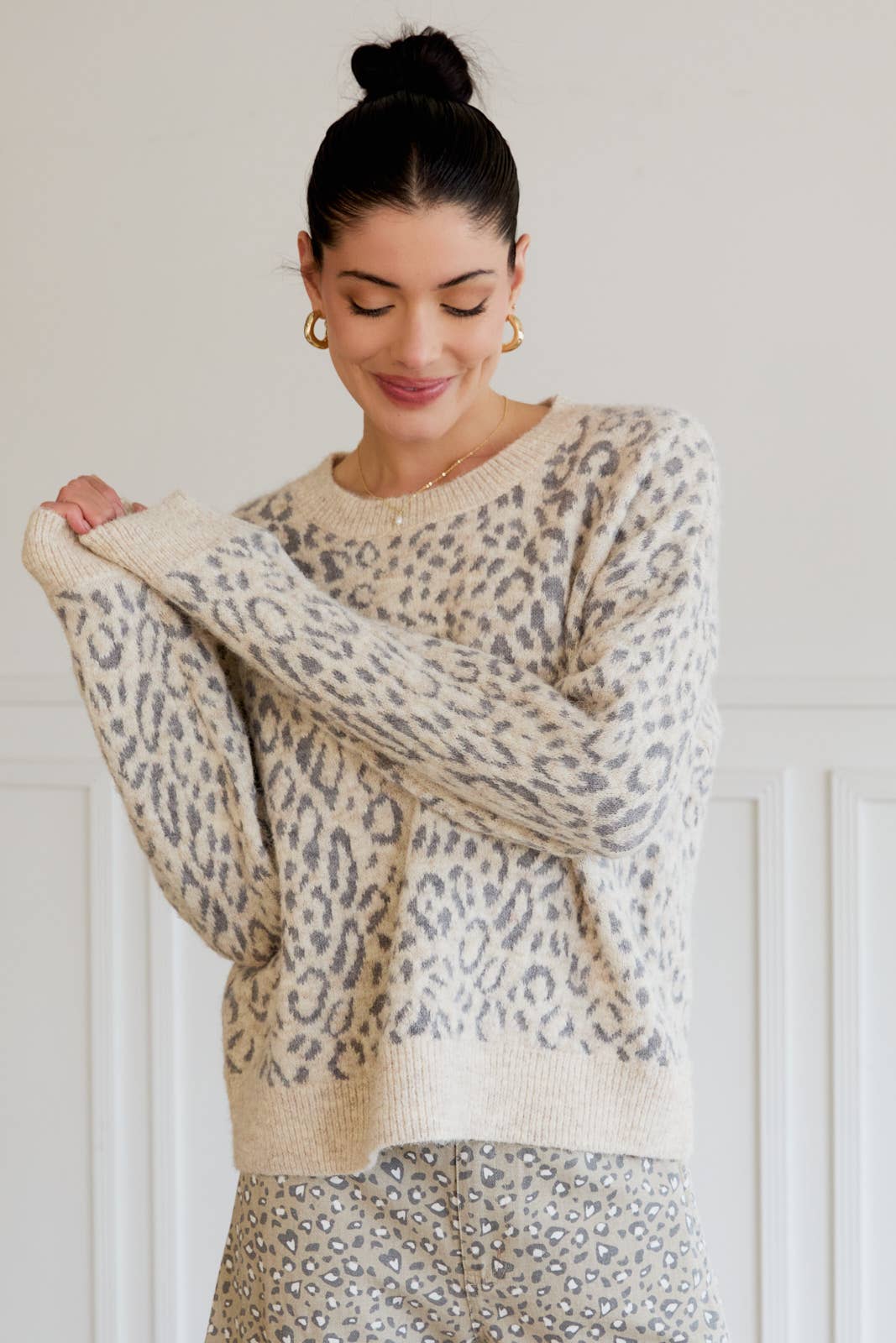 Snow Leopard Sweater