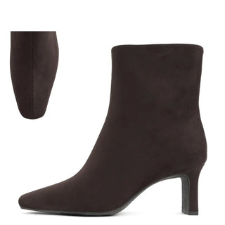 Sloane Pointed Toe Bootie Brown