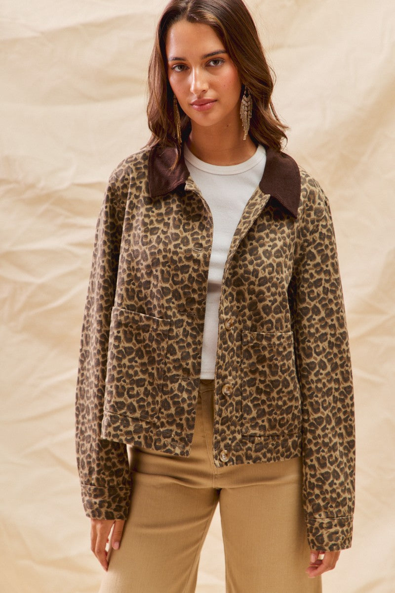 Rowan Leopard Barn Jacket