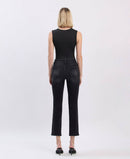 HIGH RISE ANKLE SLIM STRAIGHT JEANS