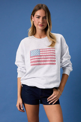 Daisy Flag Sweatshirt - Sugar Co.