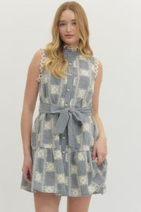 Darling in Detail Dress Navy