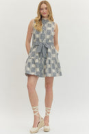 Darling in Detail Dress Navy - Sugar Co.