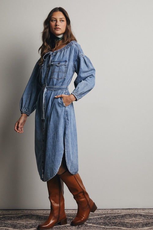 Dawson Denim Dress - Sugar Co.