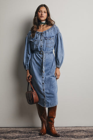 Dawson Denim Dress - Sugar Co.