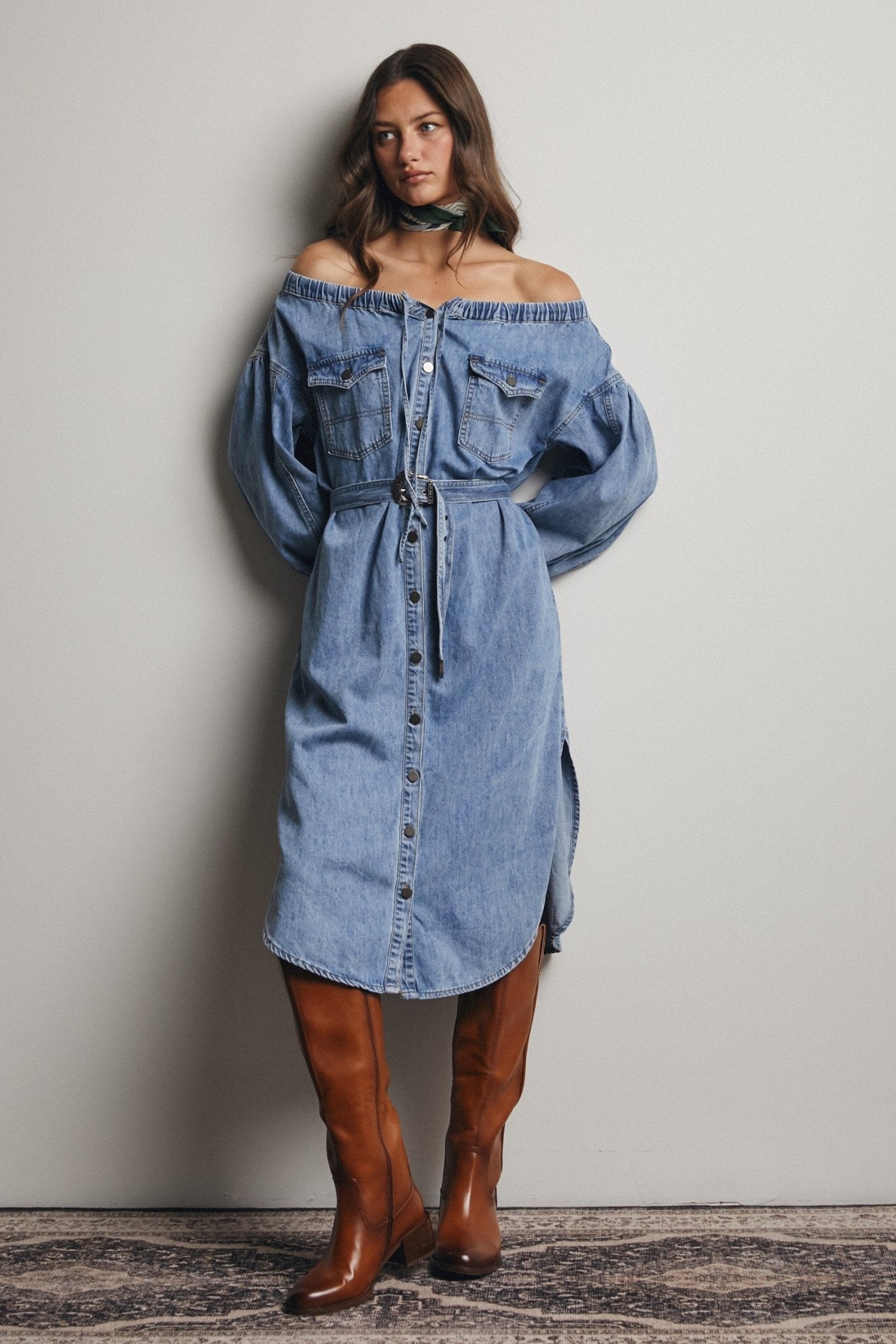 Dawson Denim Dress - Sugar Co.
