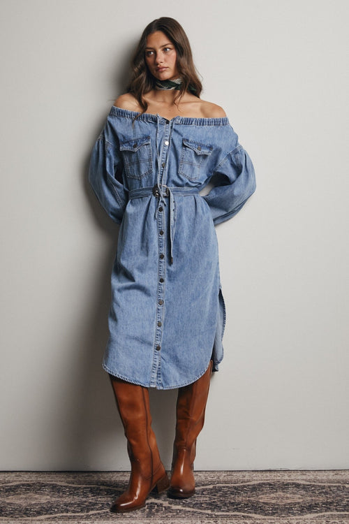 Dawson Denim Dress - Sugar Co.