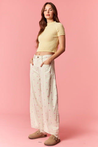 Daydream Dot Wide Barrel Pant - Sugar Co.