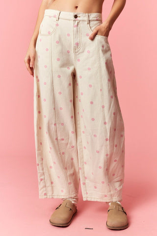 Daydream Dot Wide Barrel Pant - Sugar Co.