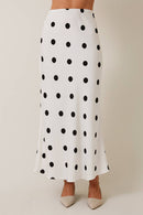 Polka Dot Midi Ivory