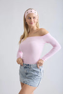 Sugar Plum Off The Shoulder Top