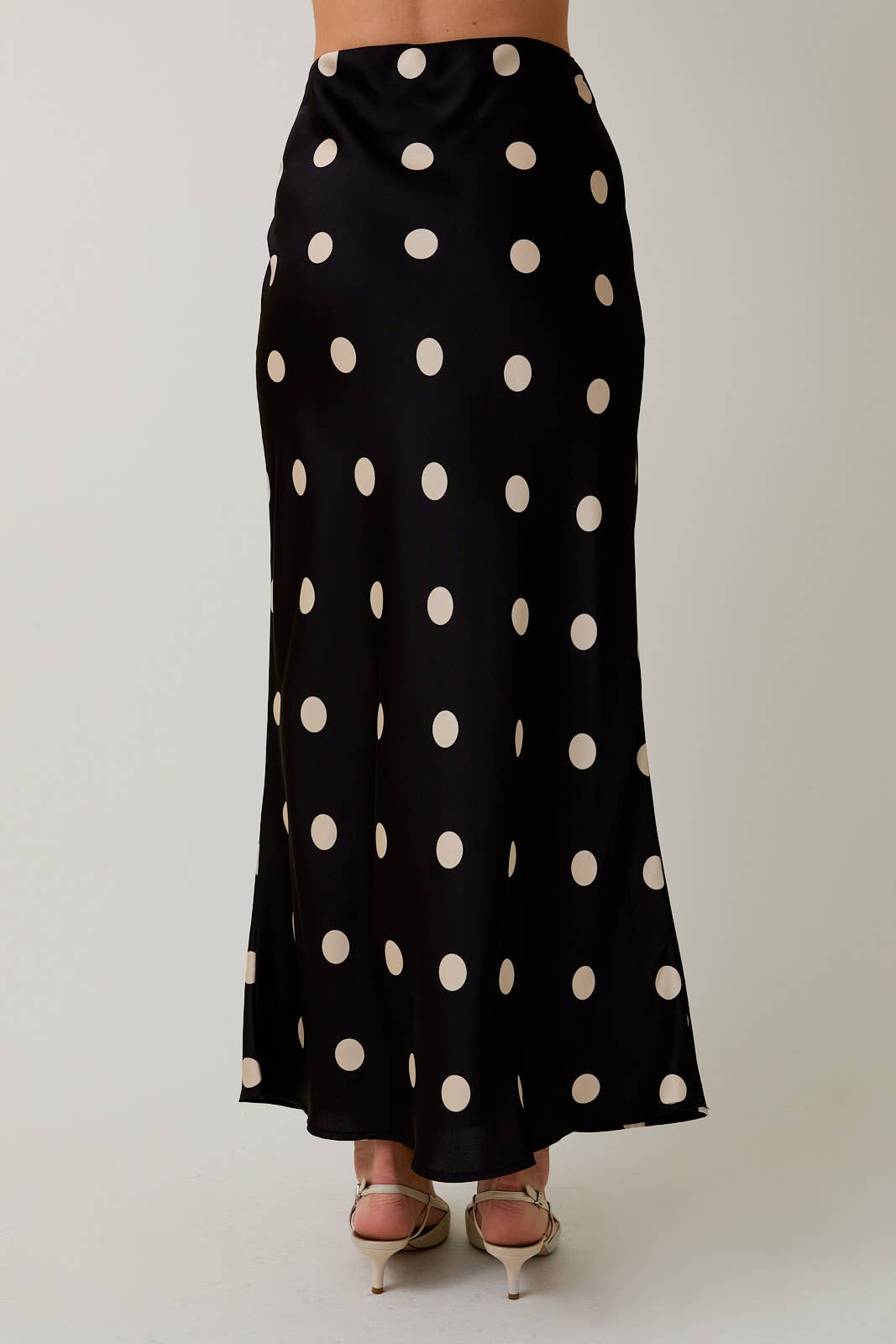 Polka Dot Midi Skirt
