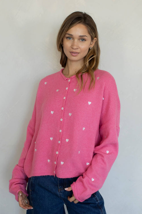Rose Heart Piper Cardigan