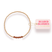 Cocoa Brown Kim Bracelet: Standard 6.75 inch