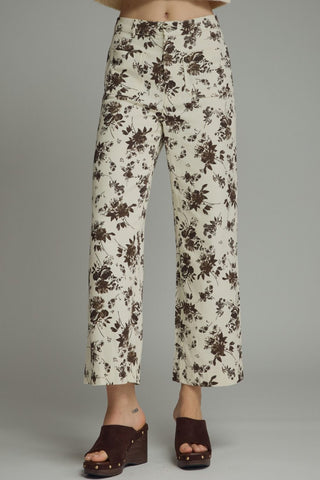 Delaney Floral Wide-Leg Pants - Sugar Co.