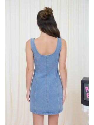 Denim Darling Dress - Sugar Co.