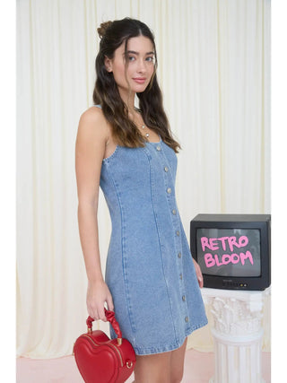 Denim Darling Dress - Sugar Co.