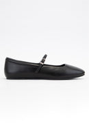 Autumn Belle Mary Jane Flats Black