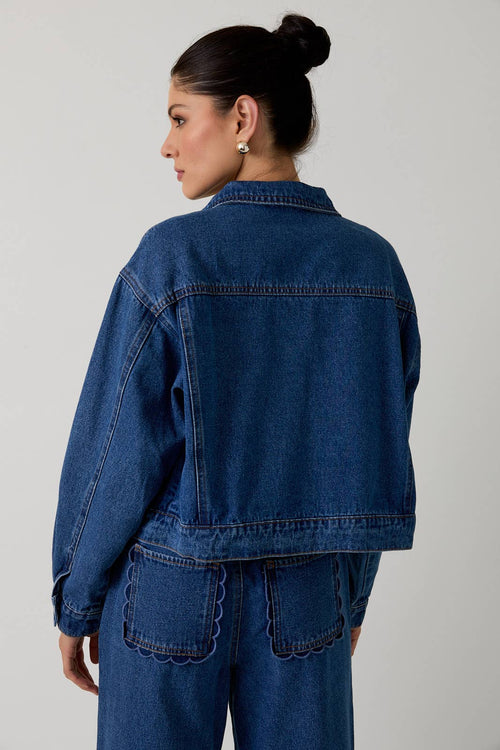 Sam Scallop Pocket Denim Jacket