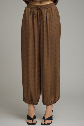 Dot About It Pants - Brown - Sugar Co.