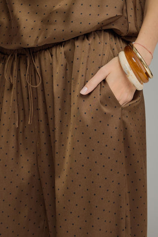 Dot About It Pants - Brown - Sugar Co.