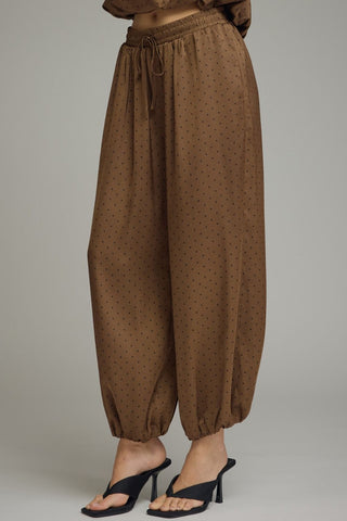 Dot About It Pants - Brown - Sugar Co.